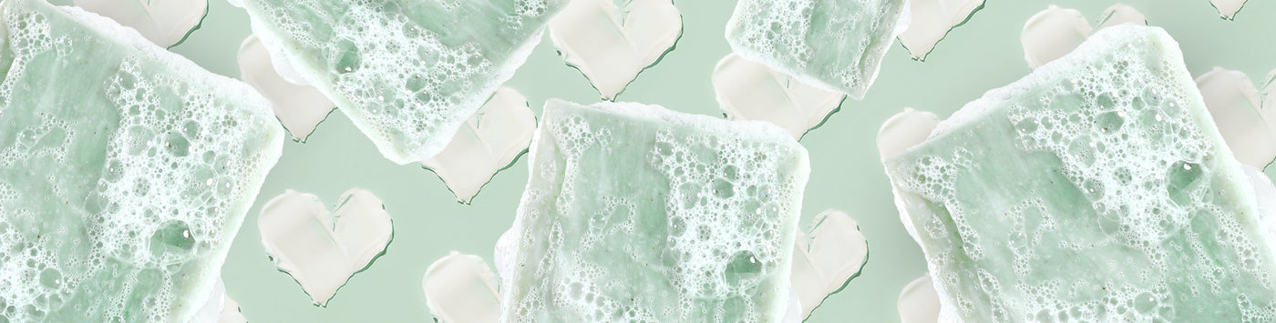 soap bars with lather