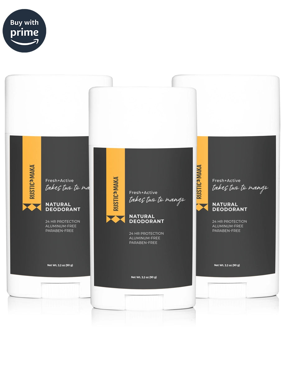 TAKES TWO TO MANGO Natural Deodorant 3-Pack