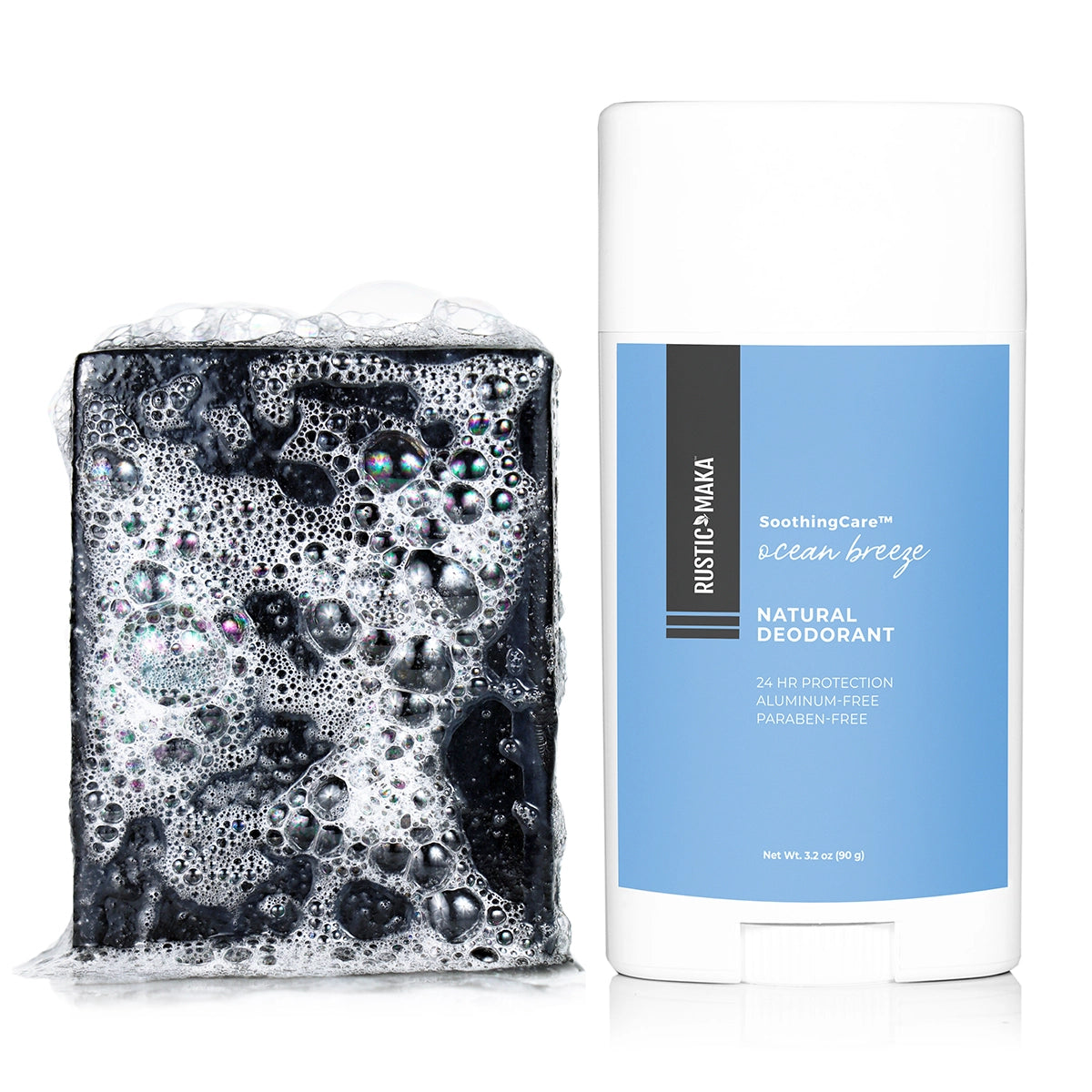 Deodorant + Soap Bundle | Natural, Aluminum-Free | Rustic Maka